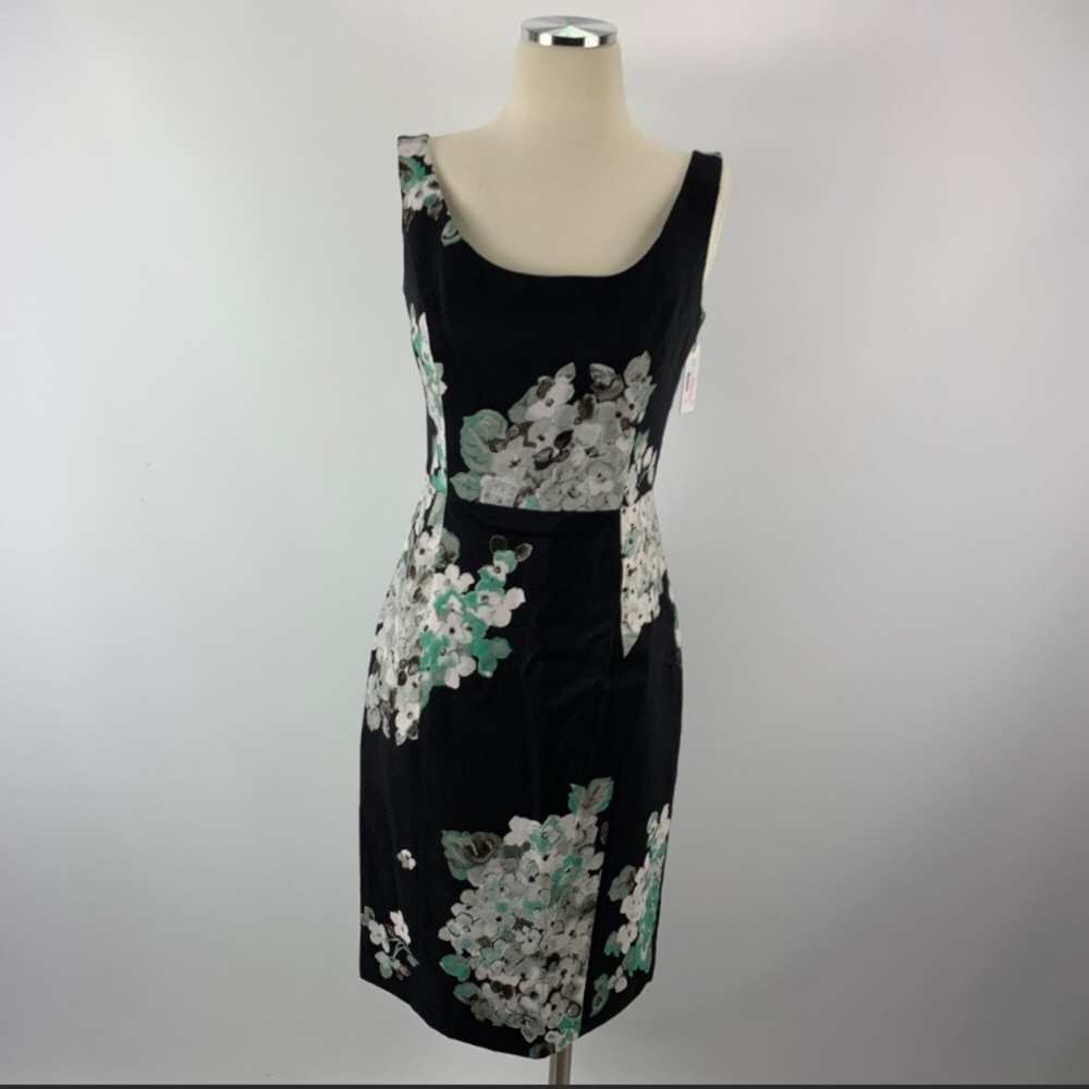 Milly Black Floral Sophia Dress
